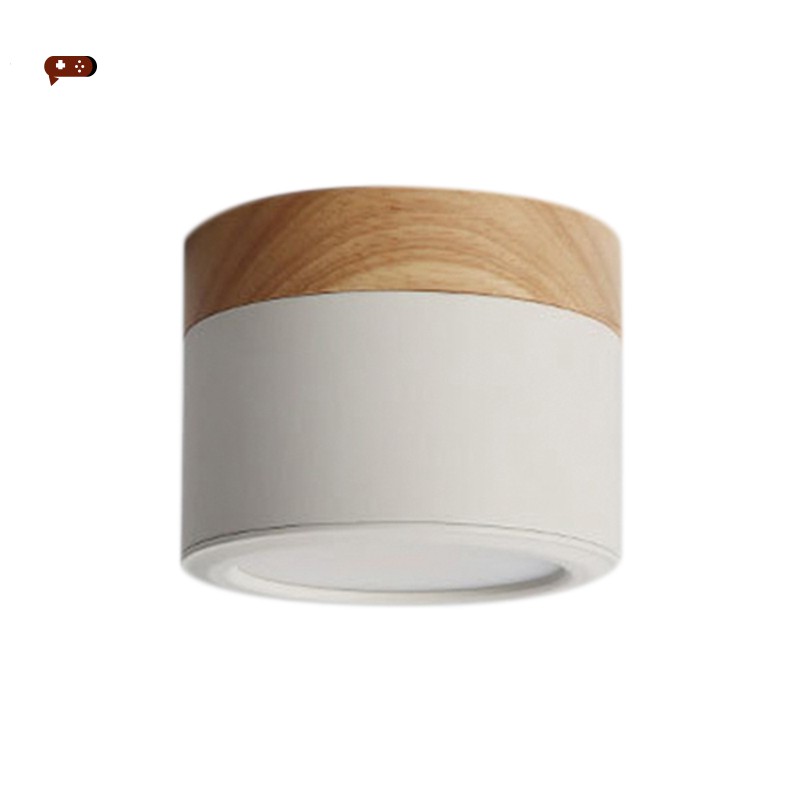 Led Ceiling Spotlight 5w Wooden White Light Downlight Life Light