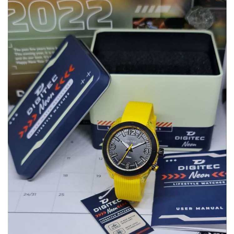 [ORIGINAL] 7 Variasi Jam Tangan Pria Wanita Digitec 9100 New LED Light
