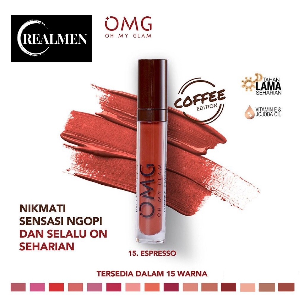 READY! OMG OH MY GLAM Matte Kis Lip Cream 3.5 gr