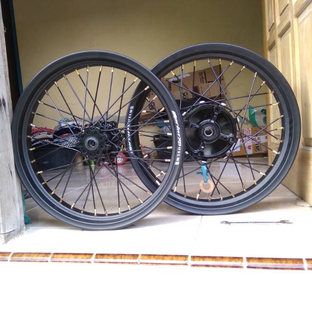 VELG PELK WELSHET SUPERMOTO CRF 150L tanpa ban