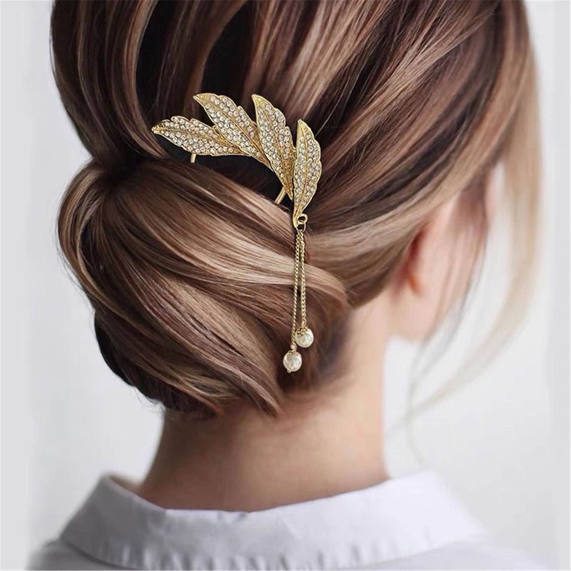 Ark.co - Venetia hair pin aksesoris tusuk rambut konde minimalis