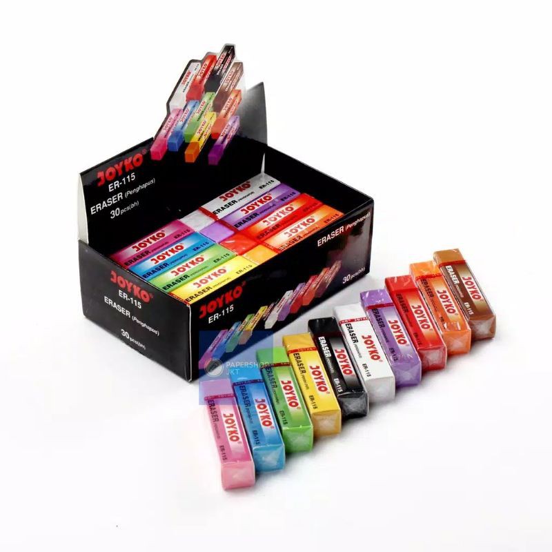 

Harga 10 Pcs Penghapus Pensil ER-115 Joyko Warna