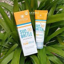 `ღ´ PHINKL `ღ´ Emina sun battle spf 30 PA +++ NEW! fun size  23ml sunscreen anti UVA UVB sinar matahari cocok untuk dewasa remaja