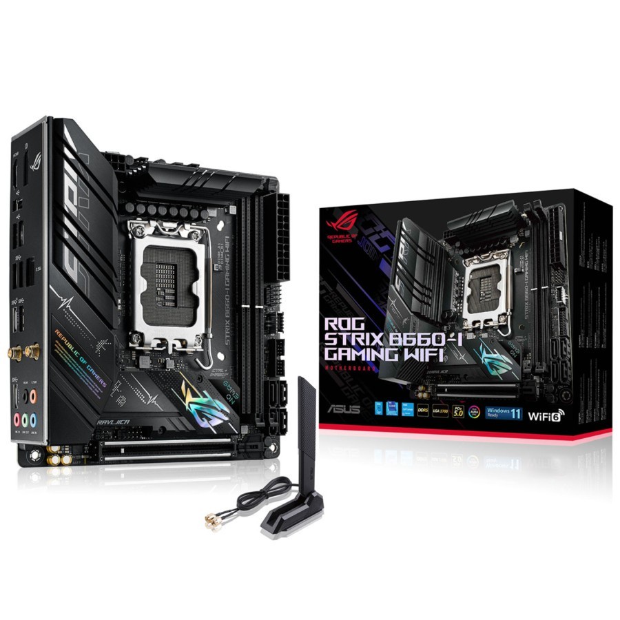 ASUS ROG STRIX B660-I GAMING WIFI DDR5 INTEL B660 LGA1700 MOTHERBOARD