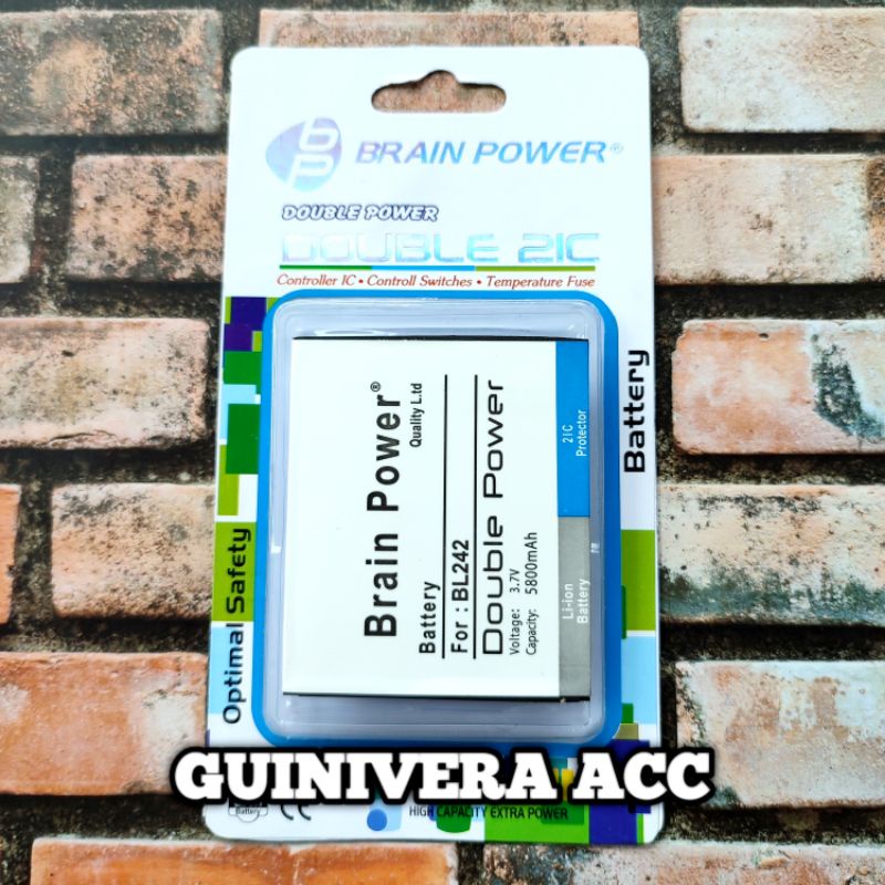 BATRE BATERAI LENOVO BL242 / LENOVO A6000 / A6600 /A6010 / A6000+ / A6020 / BATTERY LENOVO