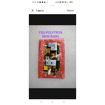 PSU POWER SUPLAY REGULATOR TV LED POLYTRON 24 INCH PLD-24D552 PLD24D552