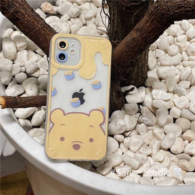 Soft Case Bening Motif Print Untuk iPhone 11 pro max xs max xr 12 mini 7 plus 12 pro max 13 13pro 13prm