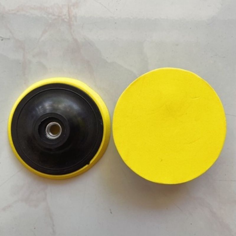 Tatakan Amplas Halus Polos & Kasar 4” Piringan Amplas Bulat Halus & kasar 4” Inch / Lapak amplas Ger