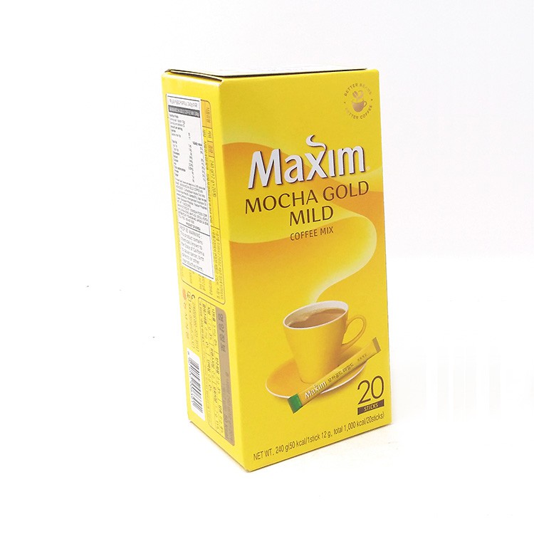 Maxim Mocha Gold Mild Coffee Mix Korea Coffee Instant 20 Sachet 240grm