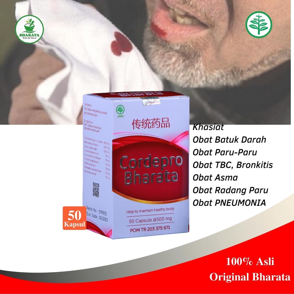 Jual Cordepro Bharata Obat Batuk Darah Dan Obat Paru Paru Herbal