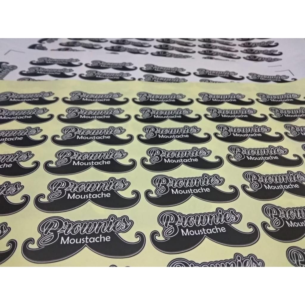 STICKER PRODUK MAKANAN MINUMAN OLSHOP CUTTING MURAH