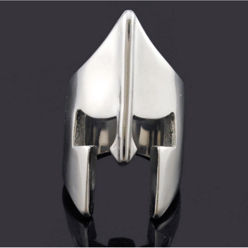 Cincin Stainless Steel Gaya Punk Rock untuk Pria