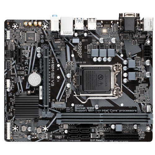 Motherboard Gigabyte H410M S2 V3 (LGA1200, H410, DDR4, USB3.2, SATA3)