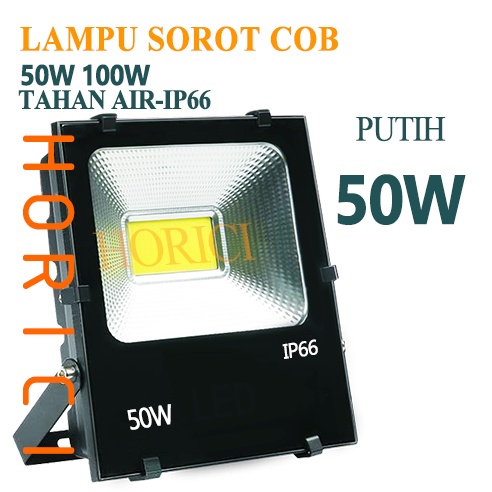 LAMPU SOROT COB 50W outdoor flood light/ kap sorot