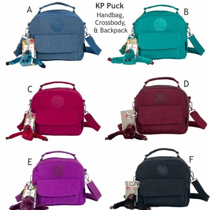 Tas Kipling Puck Suprem 3 Fungsi Ransel Selempang Jinjing