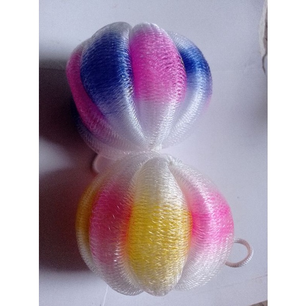 Spons Labu Warna Warni /spons mandi murah besar/Shower Puff
