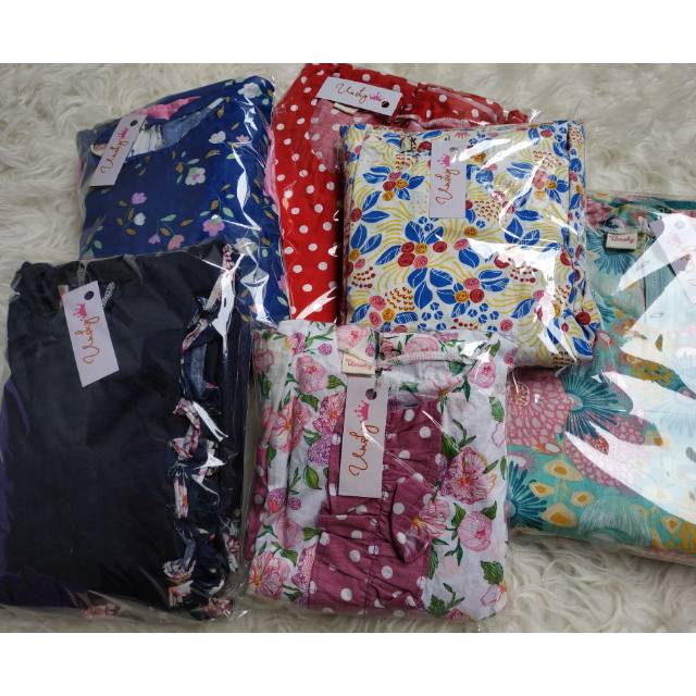 Gamis anak katun Jepang pesanan bunda wiwik