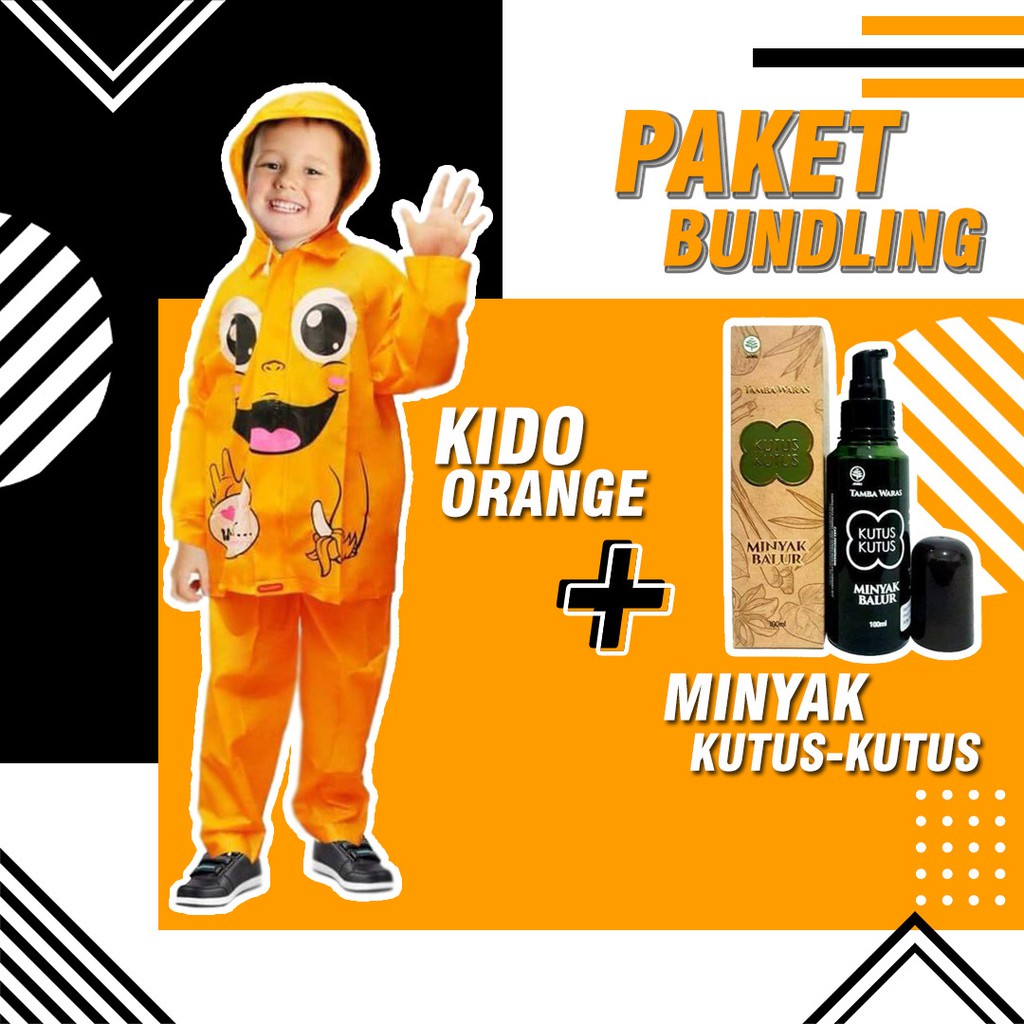 PAKET BUNDLING JAS HUJAN KIDO DAN MINYAK KUTUS KUTUS ORIGINAL 100% TERMURAH