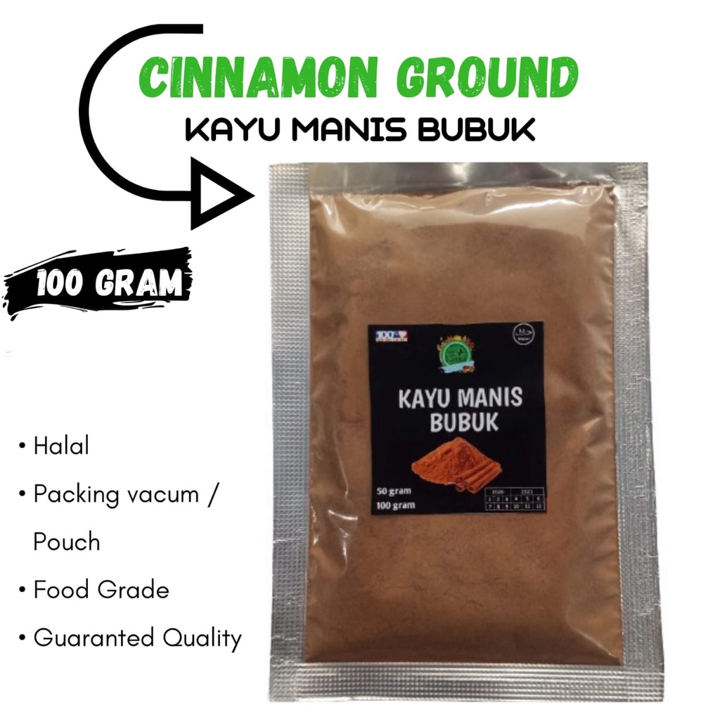 

Kayu Manis Bubuk 100 gr Cinammon Powder