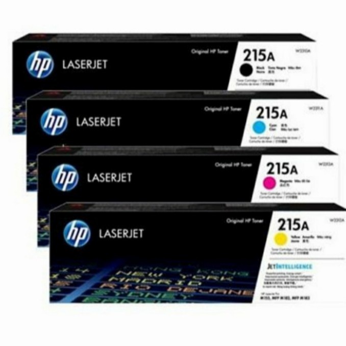 Toner Catridge HP 215A 215 A Black Cyan Magenta Yellow Original