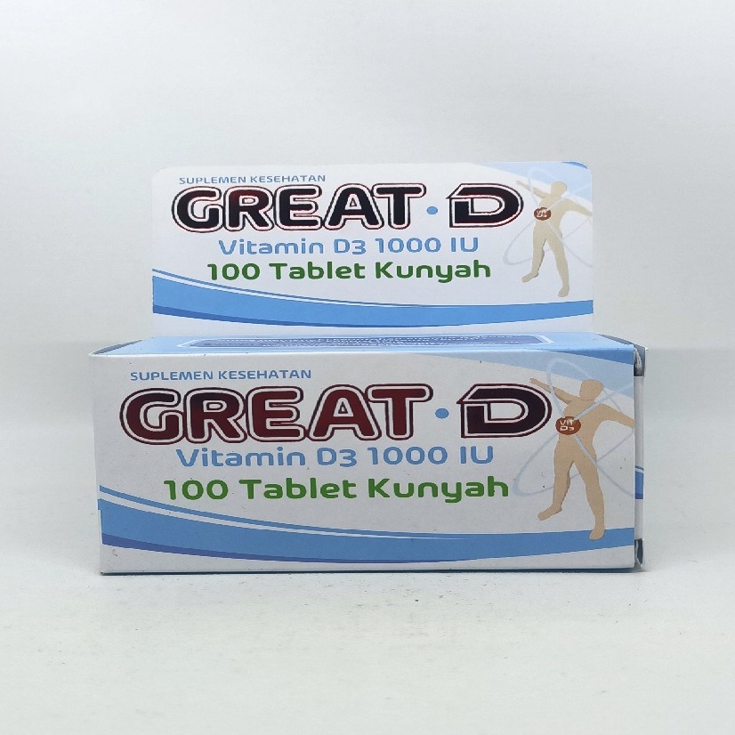 Great D Vitamin D3 1000IU isi 100