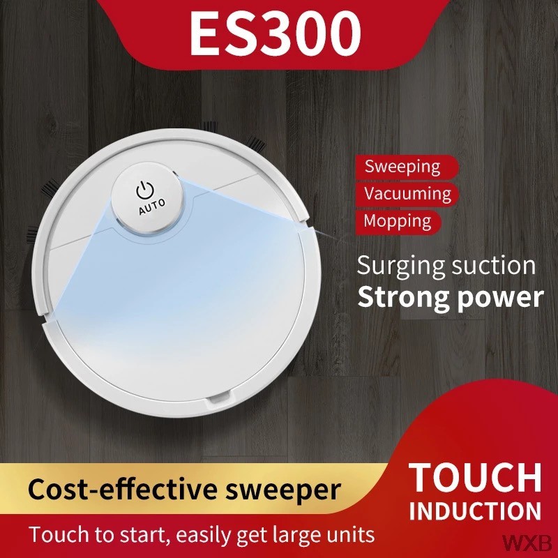 PROMO Robot Vacuum Cleaner ES300 Penyapu Robot Multifungsi Upgraded Readystock