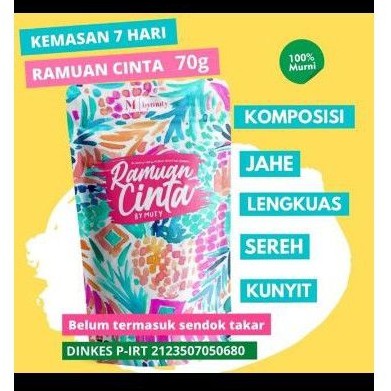 RAMUAN CINTA BY MUTI 70Gr (BEST SELLER)