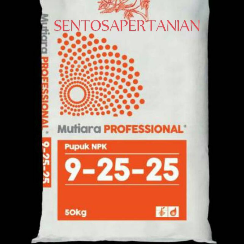 pupuk NPK mutiara PROFESIONAL 9-25-25 isi 50kg