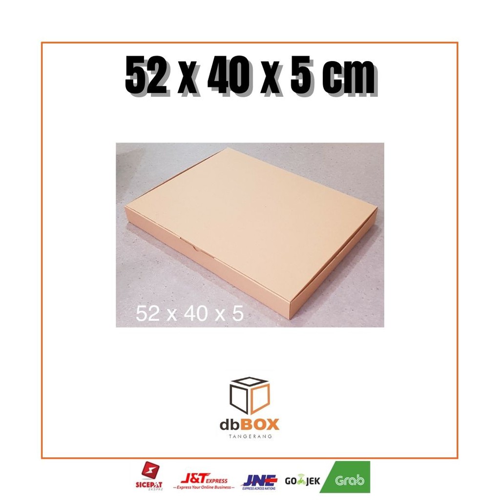 

Kardus 52x40x5 cm | Box Die Cut dan Easy Usage | Box Kue Tart | Box Pizza | Box A3