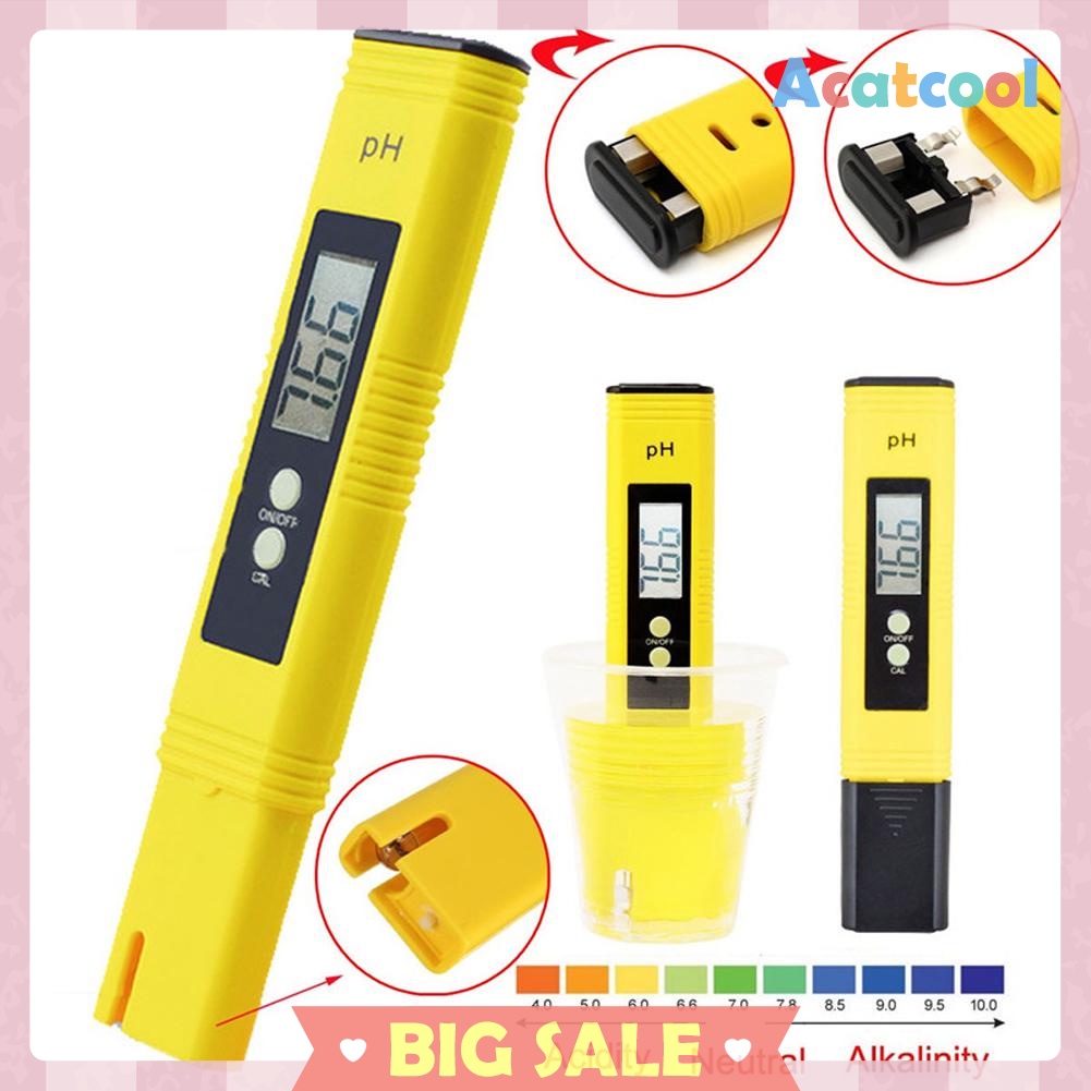 New PH Meter TDS EC LCD Water Purity PPM Filter Hydroponic Pool Tester
