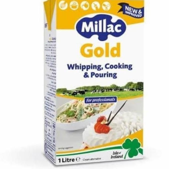 

(BISA COD) promo heboh millac gold whipping cream cooking & pouring 1ltr milac