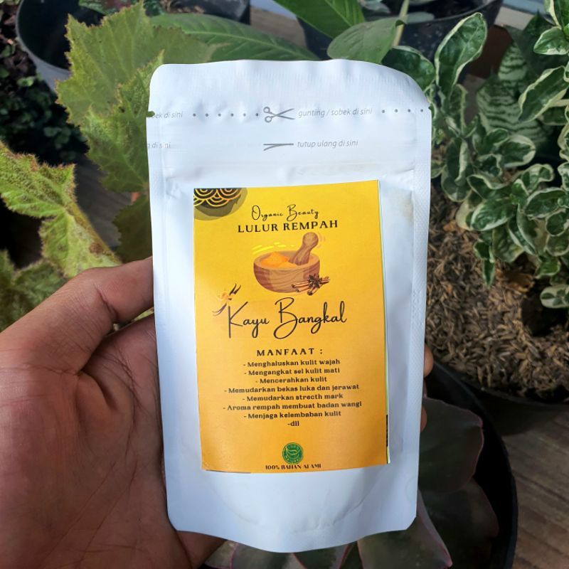 100g/Lulur Rempah Bangkal / lulur bangkal asli / lulur kayu bangkal /lulur viral