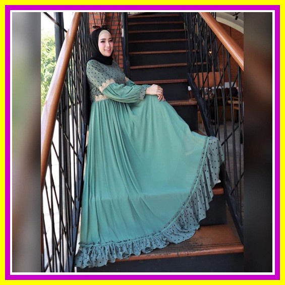 Gamis Wanita Gamis Lebaran Gamis Lebaran Dres Kondangan Gamis Muslim Terbaru 2022 Dres Pesta Kekinia