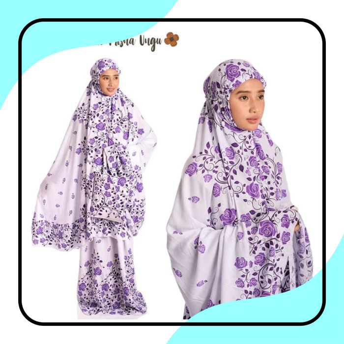 TERLARIS RAMADHAN / MUKENA BALI TRISNA UNGU (DEWASA) / Traveling / JUMBO