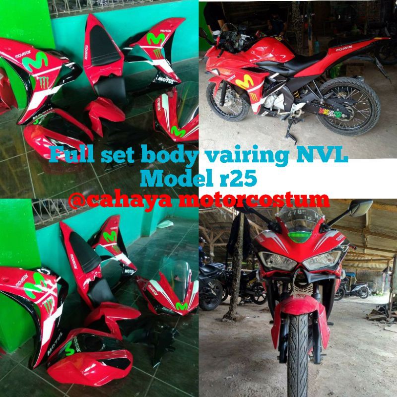 Full set  modif Body vairing NVL model costum R25