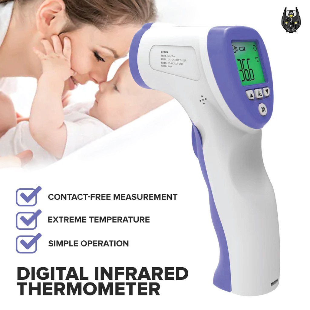 Thermometer Infrared Digital / Thermometer Digital Suhu Tubuh