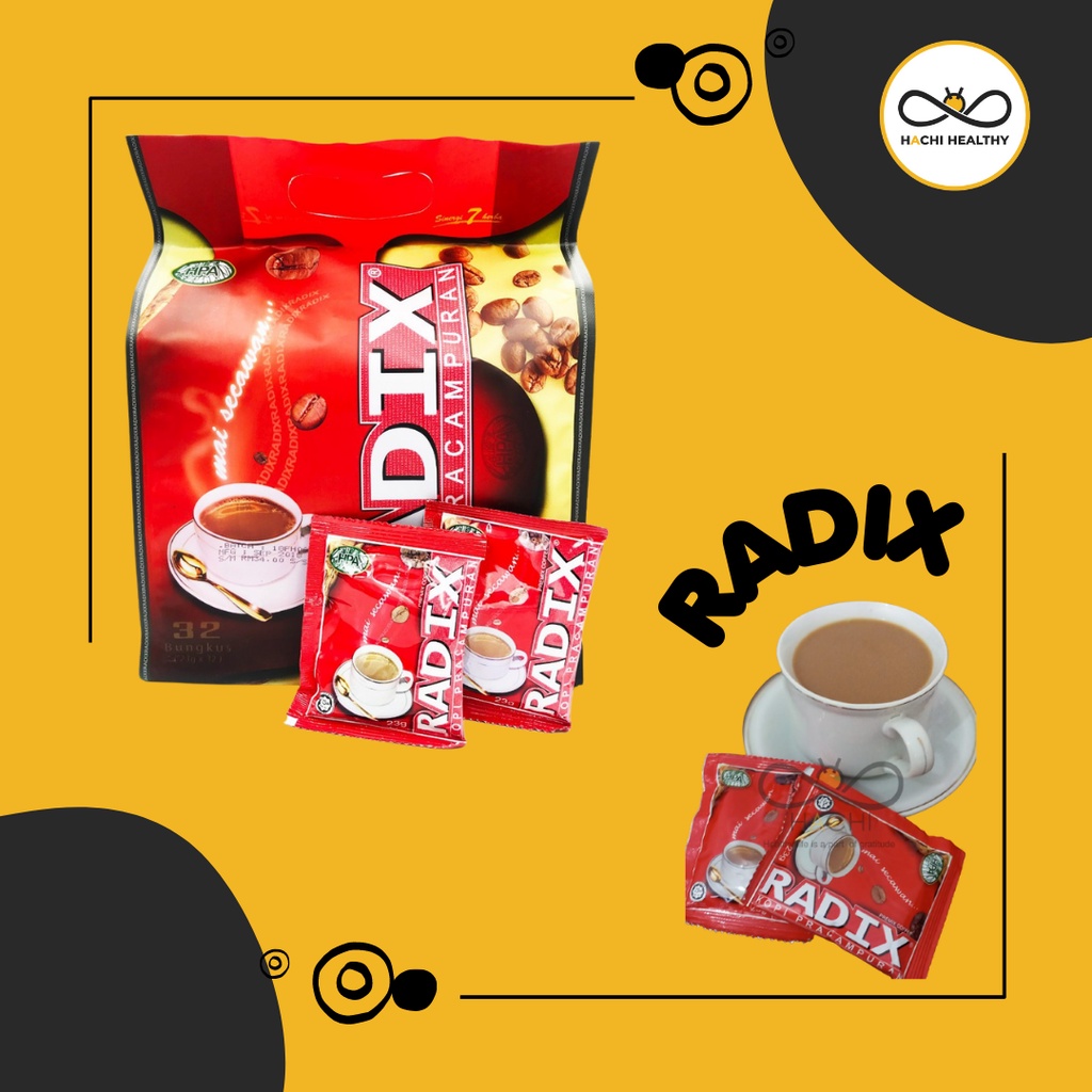 

Termurah Kopi Herbal Radix Jumbo / Kopi Sehat Radix Jumbo ( isi 32 sachet)