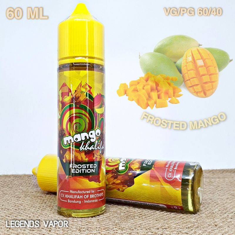 FREEBASE - LIQUID MANGO KHALIFA 60ML 3MG AUTHENTIC