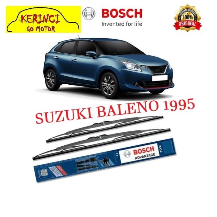 WIPER SUZUKI BALENO 1995 BOSCH ADVANTAGE 20&quot; &amp; 18&quot; SEPASANG WIPER