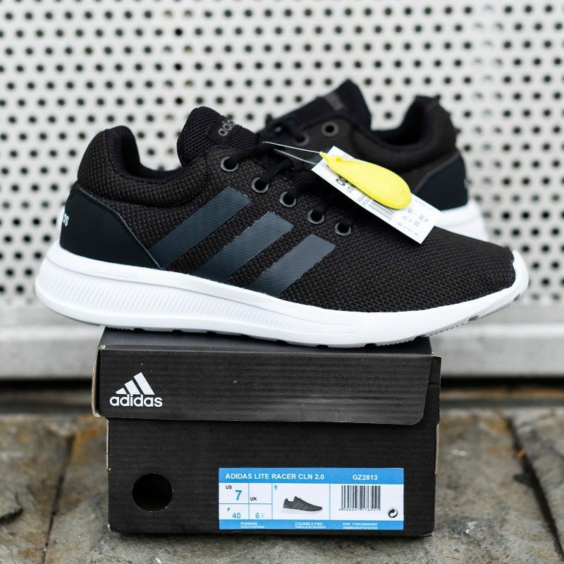 ADIDAS LITE RACER CLN BLACK WHITE