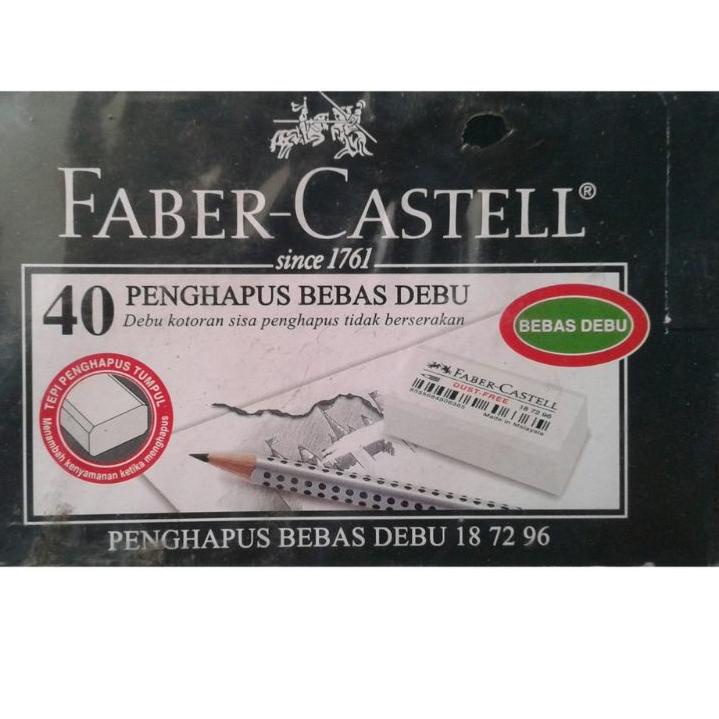 

Top Produk.. [1 pak] penghapus eraser FABER CASTELL kecil putih isi 40 pcs