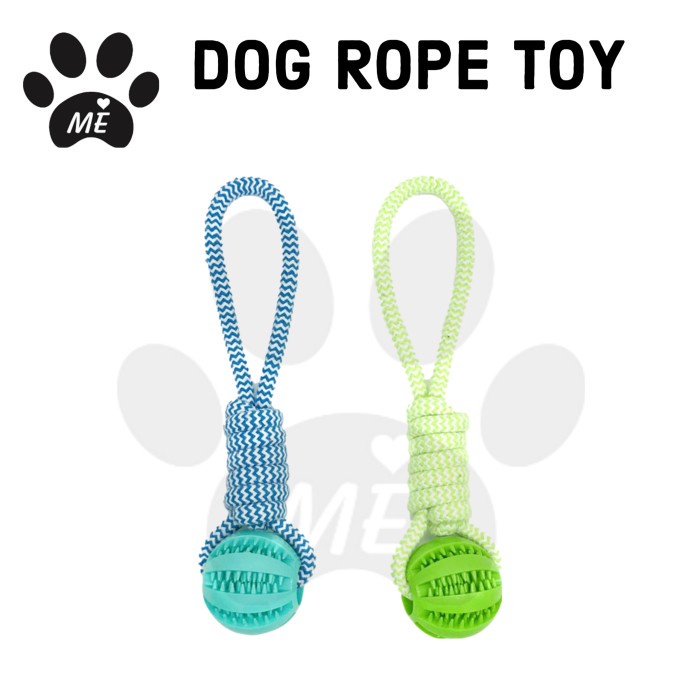 Mainan Anjing &quot;TUG OF WAR ROPE&quot; Rope Ball Toys