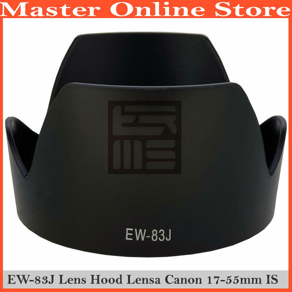 Petail Flower Shape Lens Hood EW-83J Ring 77mm Tudung Lensa Camera Kamera Canon 600D 17-55 17-55mm