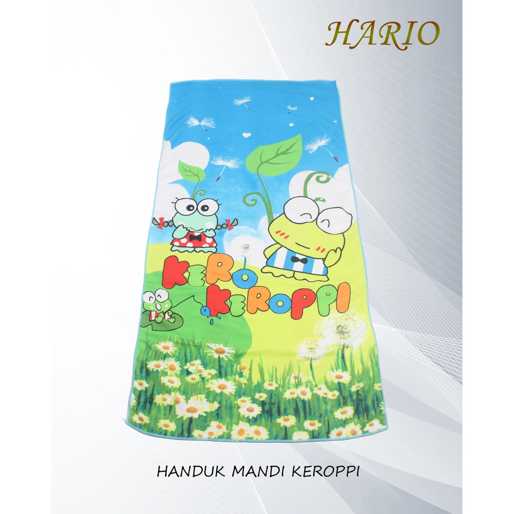 HANDUK MANDI DEWASA MURAH HANDUK KEROPPI HANDUK KARAKTER