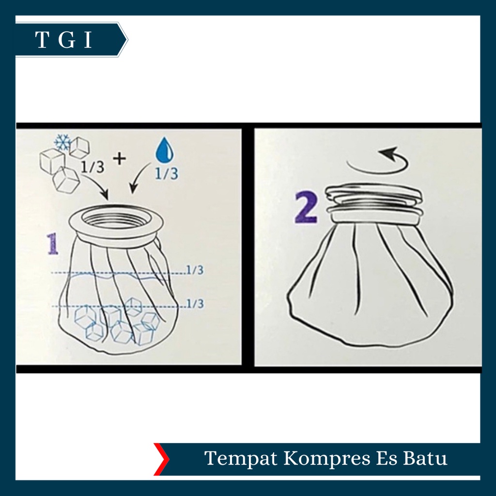 TGI - COLD COMPRESS ICE BAG HOT PACK KANTONG KOMPRES AIR PANAS DINGIN ES | KANTONG KOMPRES ES DINGIN PANAS KANTONG KOMPRES DEMAM LUKA MEMAR