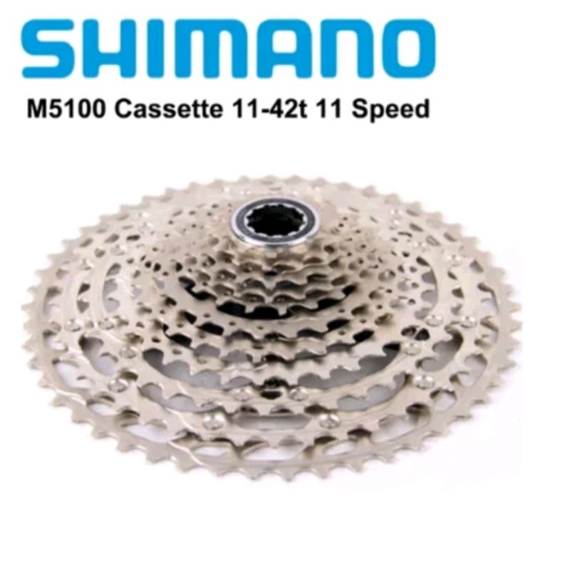 Sprocket Shimano Deore 11 Speed M5100 . Gear 11 T - 42 T Cassette Gir 11T 42T  Sprockets 11Sp 732187