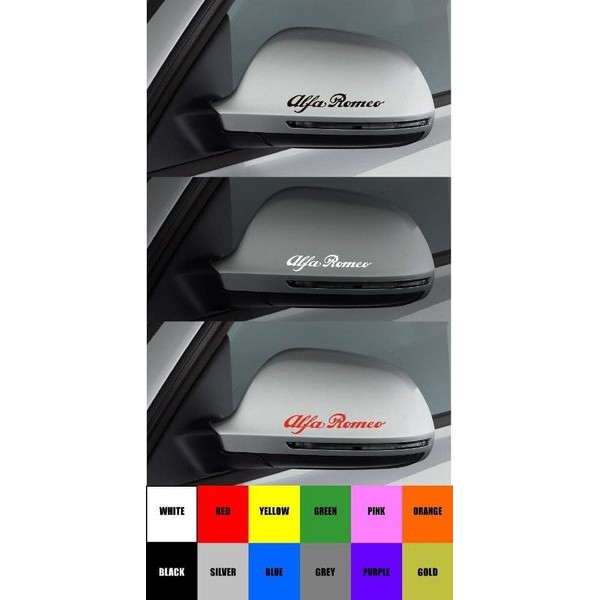 sticker spion alfa romeo custom text stiker spion mobil universal