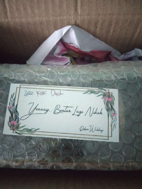 Kayu Cincin Gelang Tutup Mika Untuk Seserahan Pernikahan