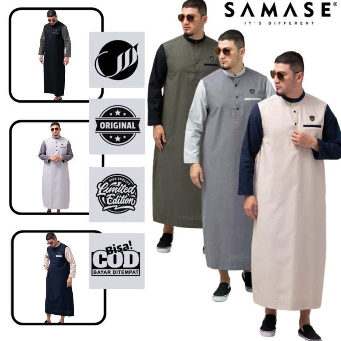 SAMASE Jubba Regular Fit U025P Baju Jubah Reguler Samase Terbaru
