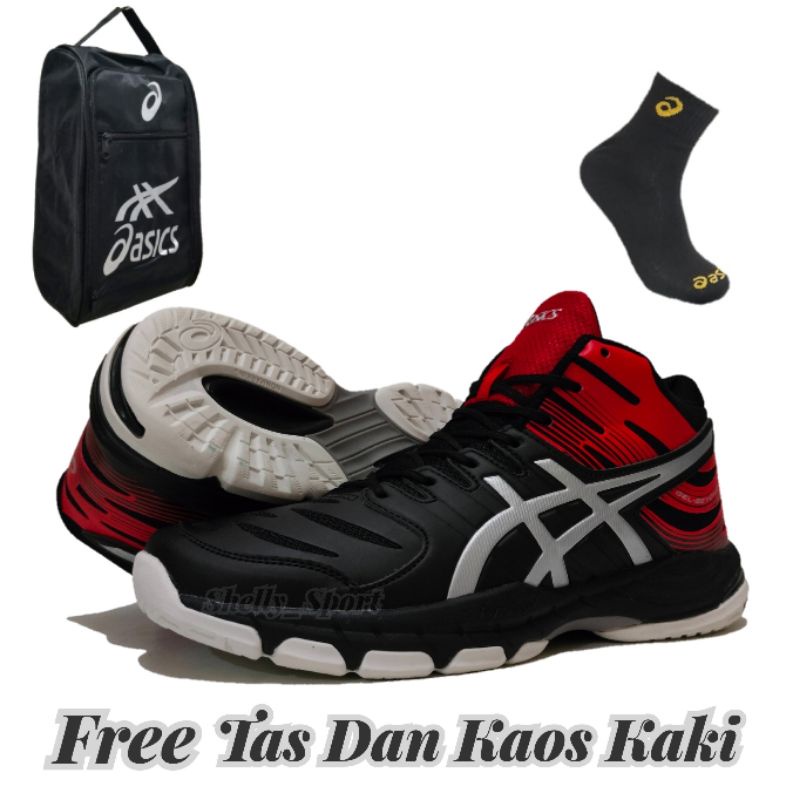 Sepatu Voli Gel Beyond / Sepatu Volly / Sepatu Voli Pria / Sepatu Volly Bonus Tas Dan Kaos Kaki / Se